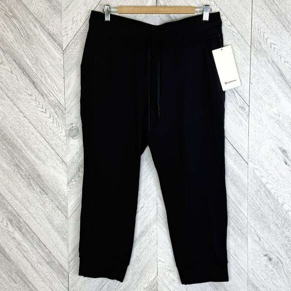 Lululemon Ready To Rulu Jogger Crop Womens Size 12 Black 24" High Rise NEW NWT - Picture 1 of 6